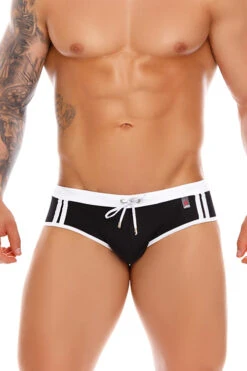 Jor Tienda de ventas -Jor Tienda de ventas 1258 SPORT SWIM BRIEF BLACK 1