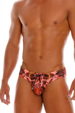 1557 WARRIOR SWIMWEAR THONG PRINTED