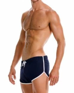 2204 RETRO MINI SHORT BLUE