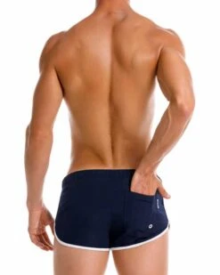 2204 RETRO MINI SHORT BLUE -Jor Tienda de ventas 2204 RETRO SHORT BLUE 3