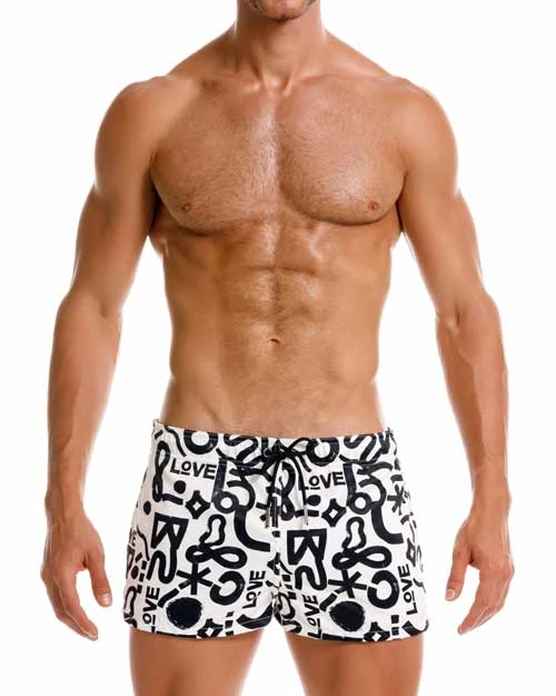 2208 LOVE MINI SHORT PRINTED 3 2208 LOVE MINI SHORT PRINTED