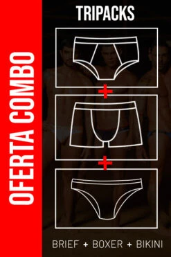 COMBO: BRIEF + BOXER + BIKINI